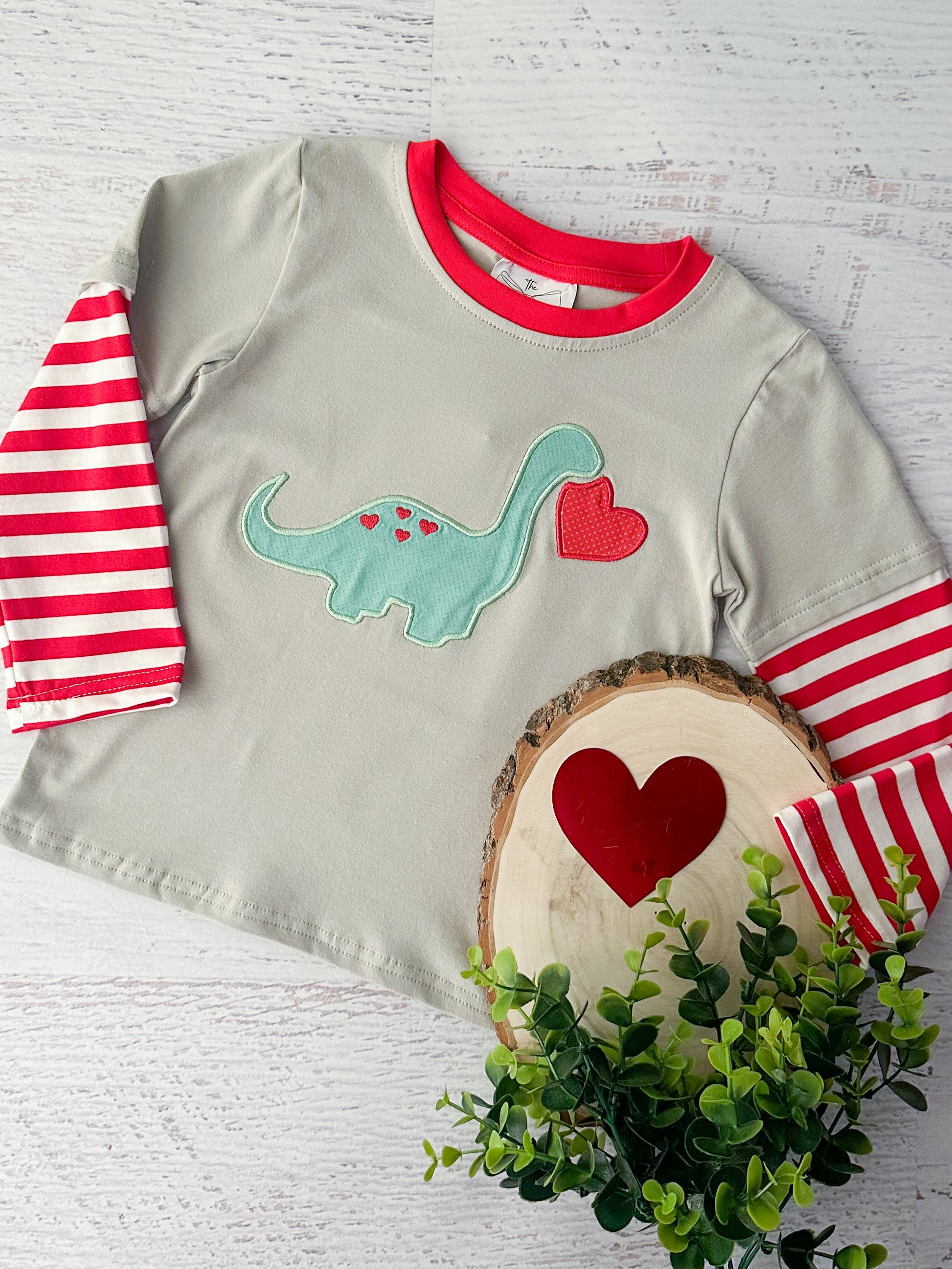 Boys Love Dinosaurs Long Sleeve