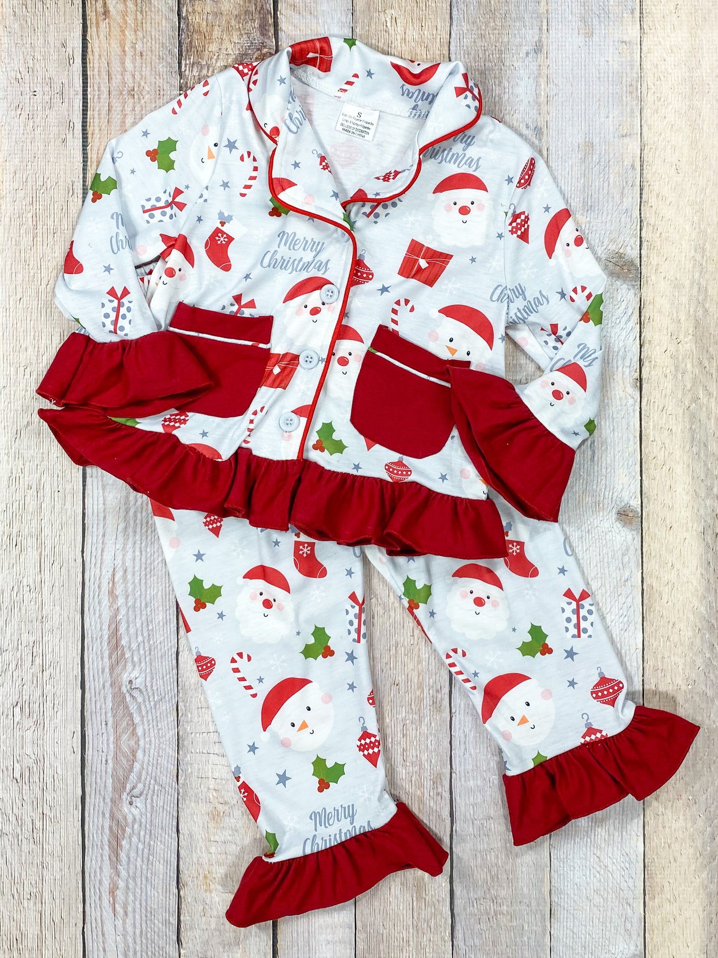 Jolly Snowmen Girl's PJs