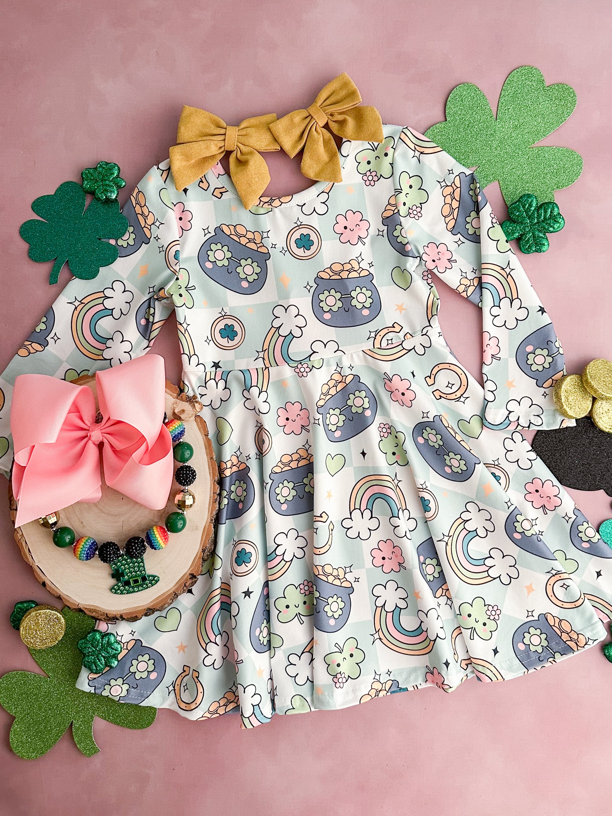 Leprechaun Treasures Twirl Dress