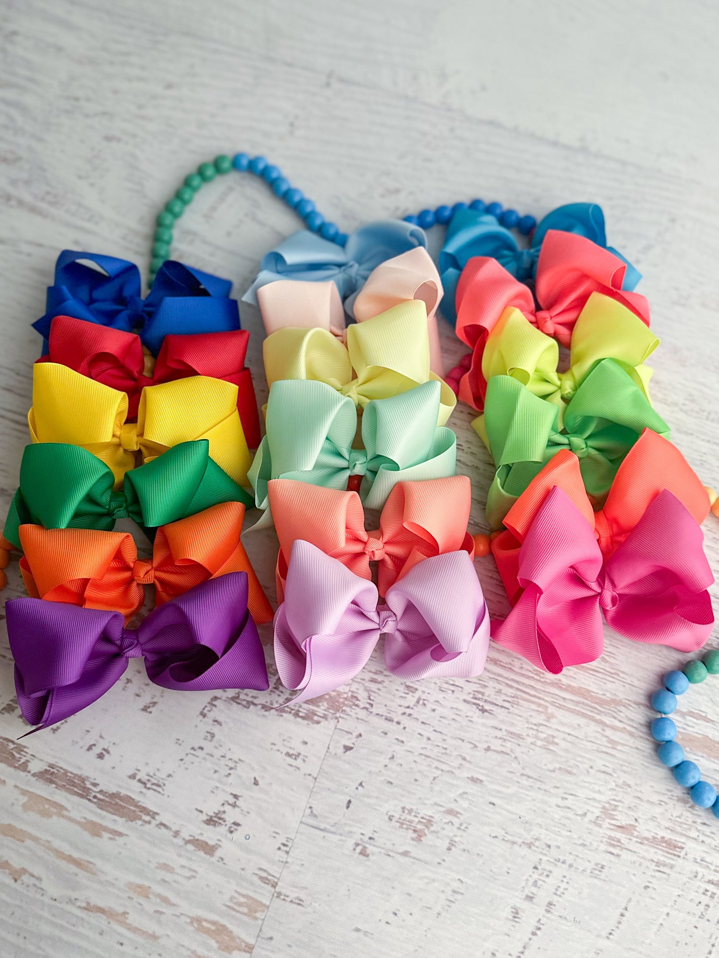 Assortment of the Classic Grosgrain Hair Bow Variety Packs