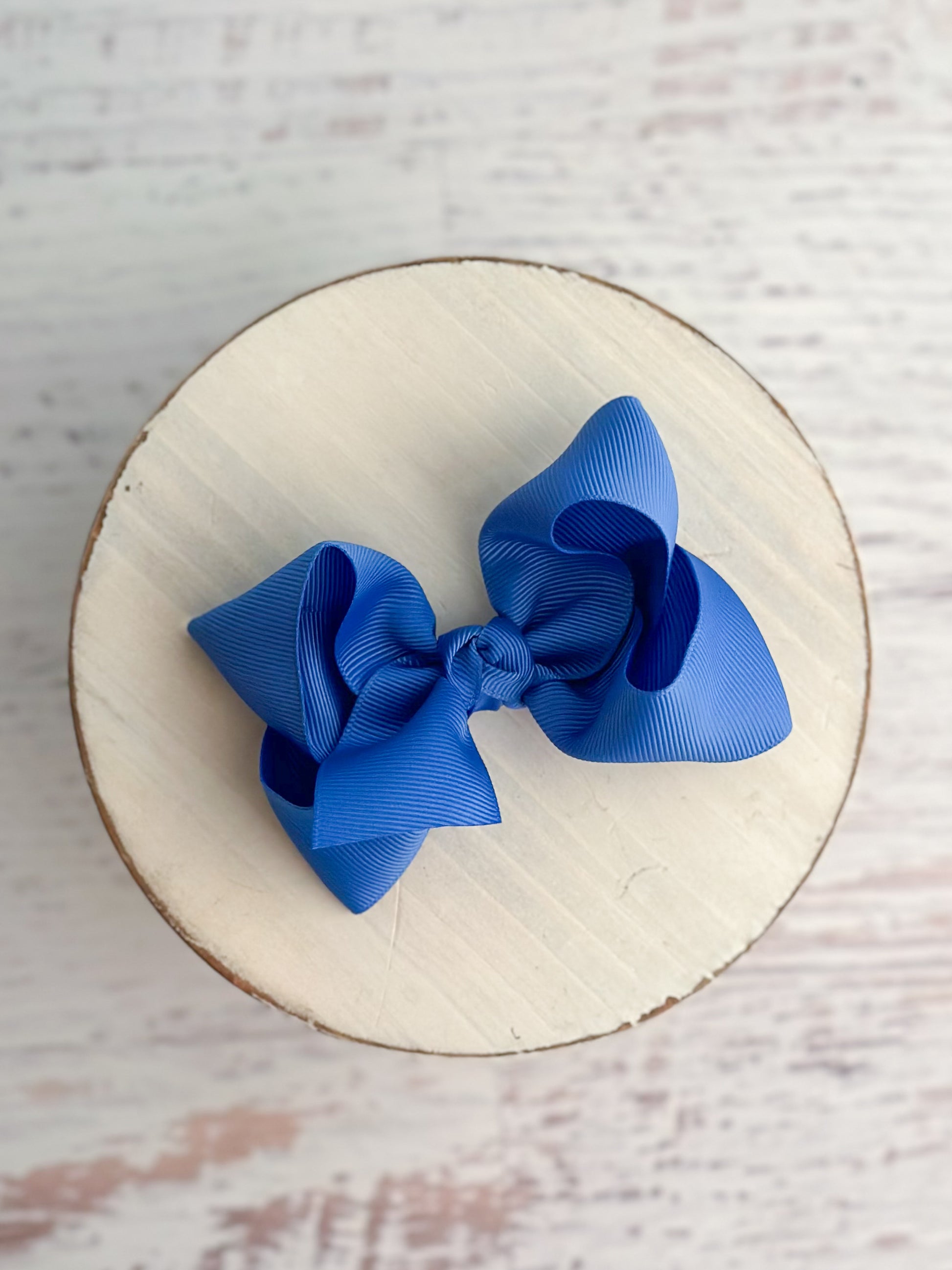 Royal Blue Essential Grosgrain Hair Bow