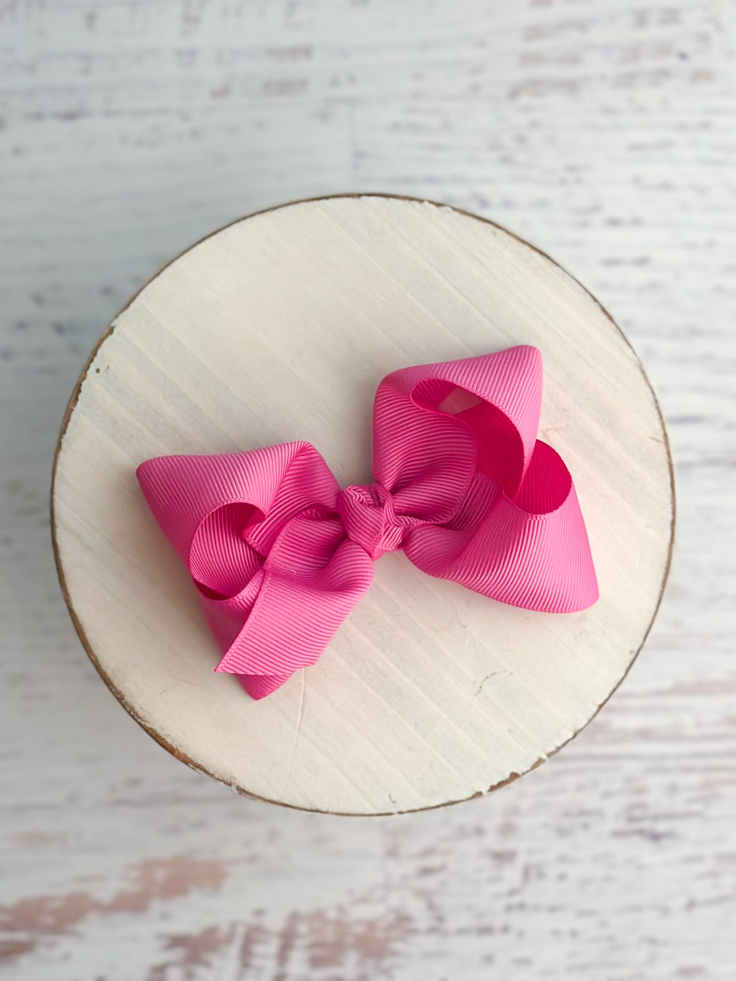 Fuchsia Essential Grosgrain Hair Bow