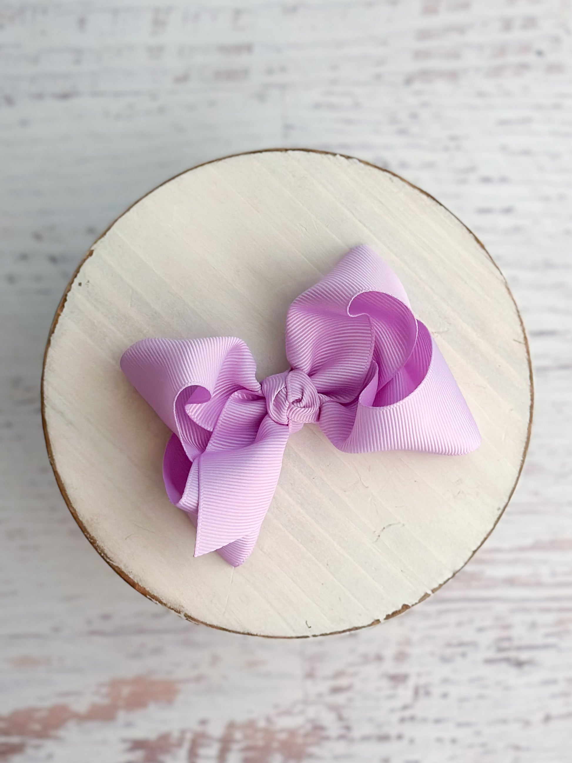 Lavender Essential Grosgrain Hair Bow