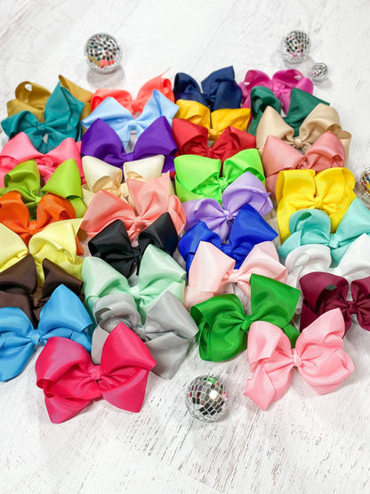 21+ colors of classic girls hair bows