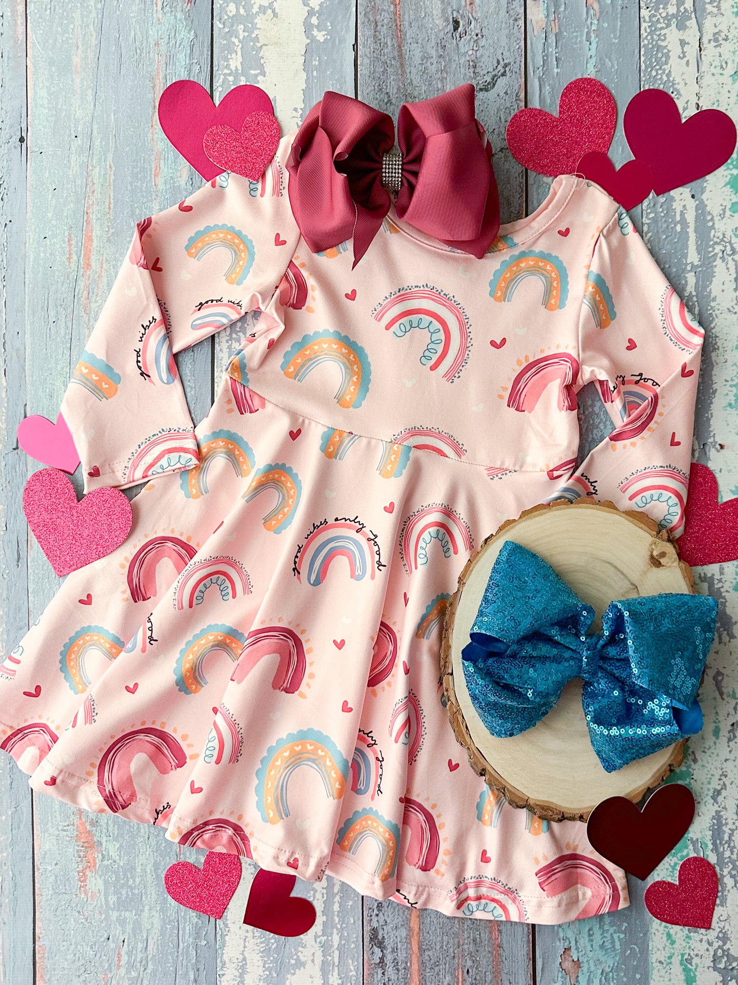 Rainbows Galore Twirl Dress