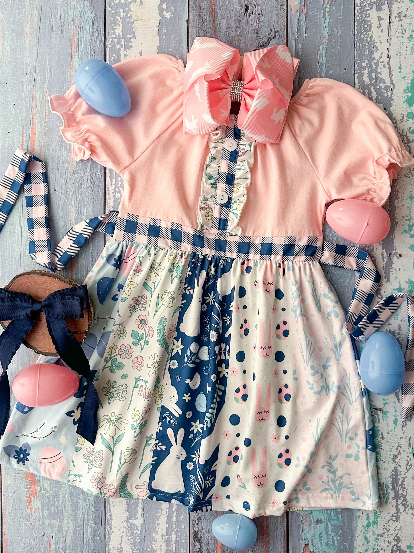 Vintage Easter Tie Dress