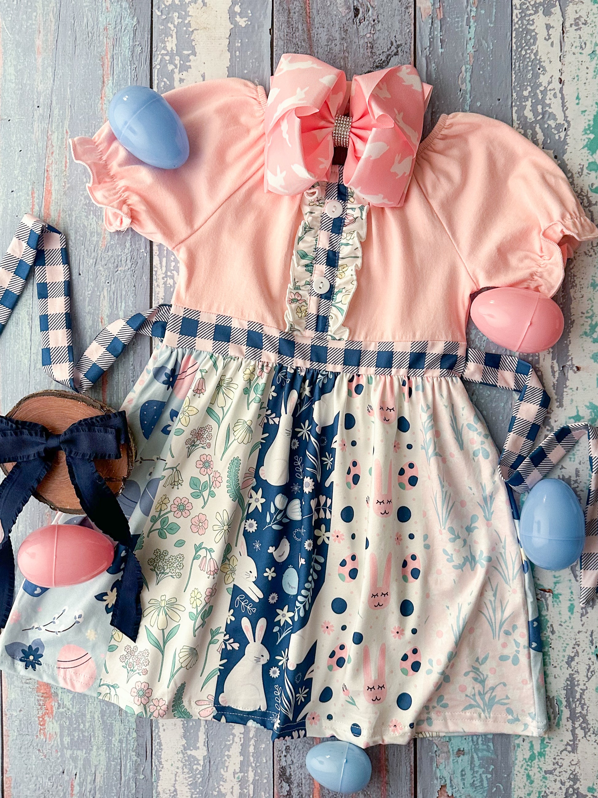 Vintage Easter Tie Dress