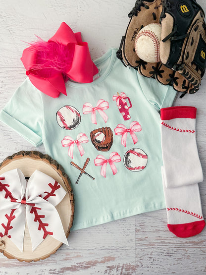 Bows & Baseballs T-Shirt