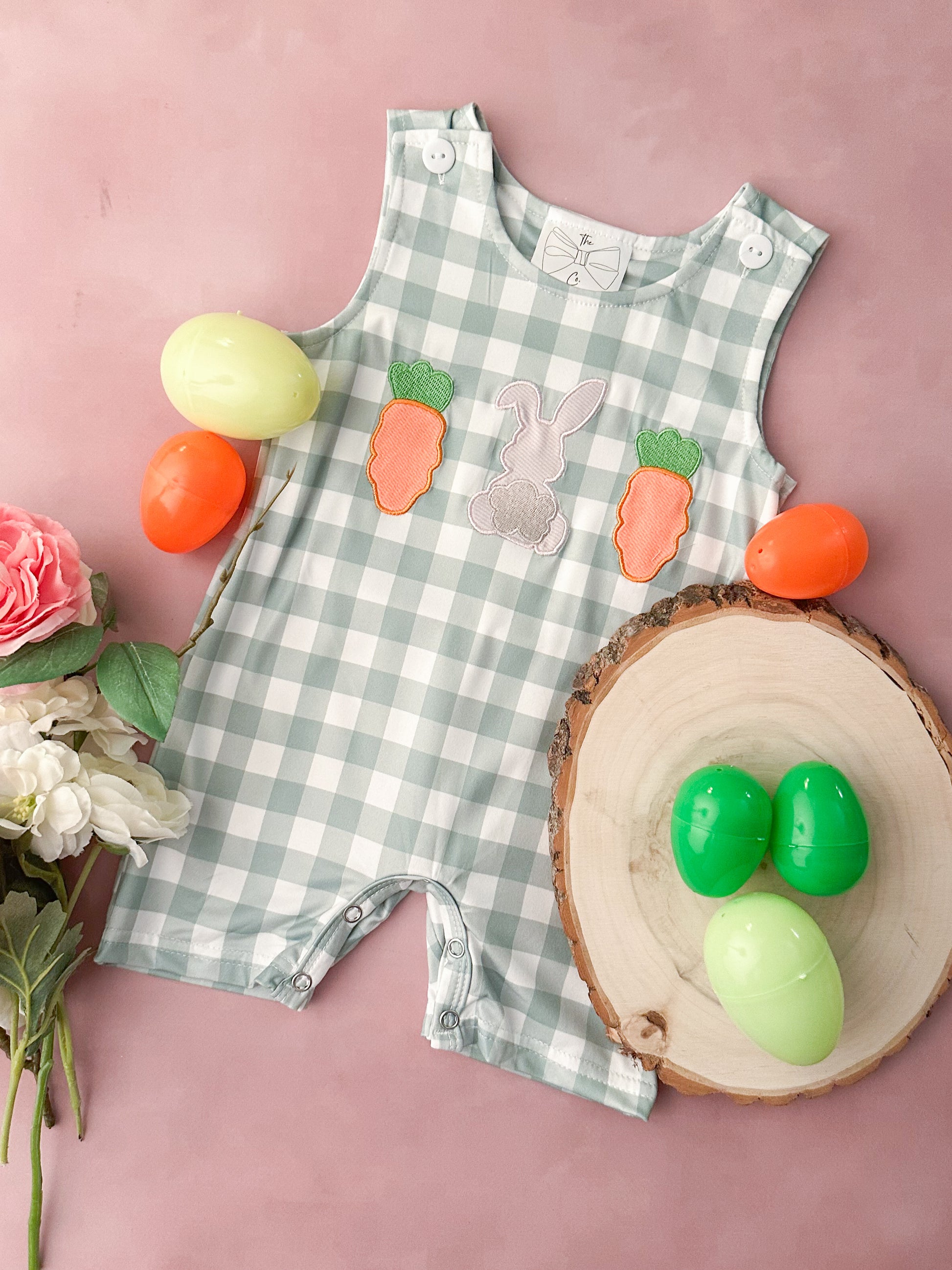 Bunnies & Carrots Infant Boy Romper