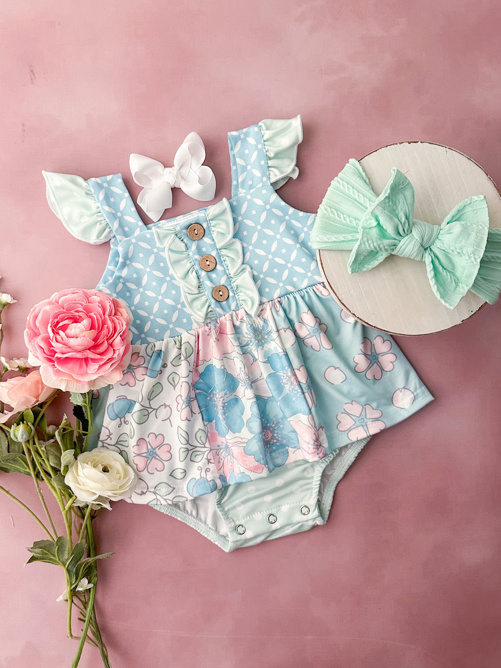 Summer Breeze Infant Girl Romper