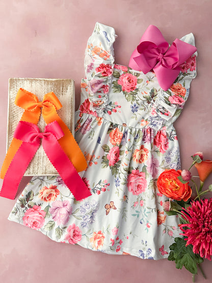 Vintage Floral Summer Dress