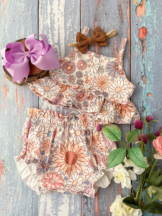 Groovy Floral Infant Set