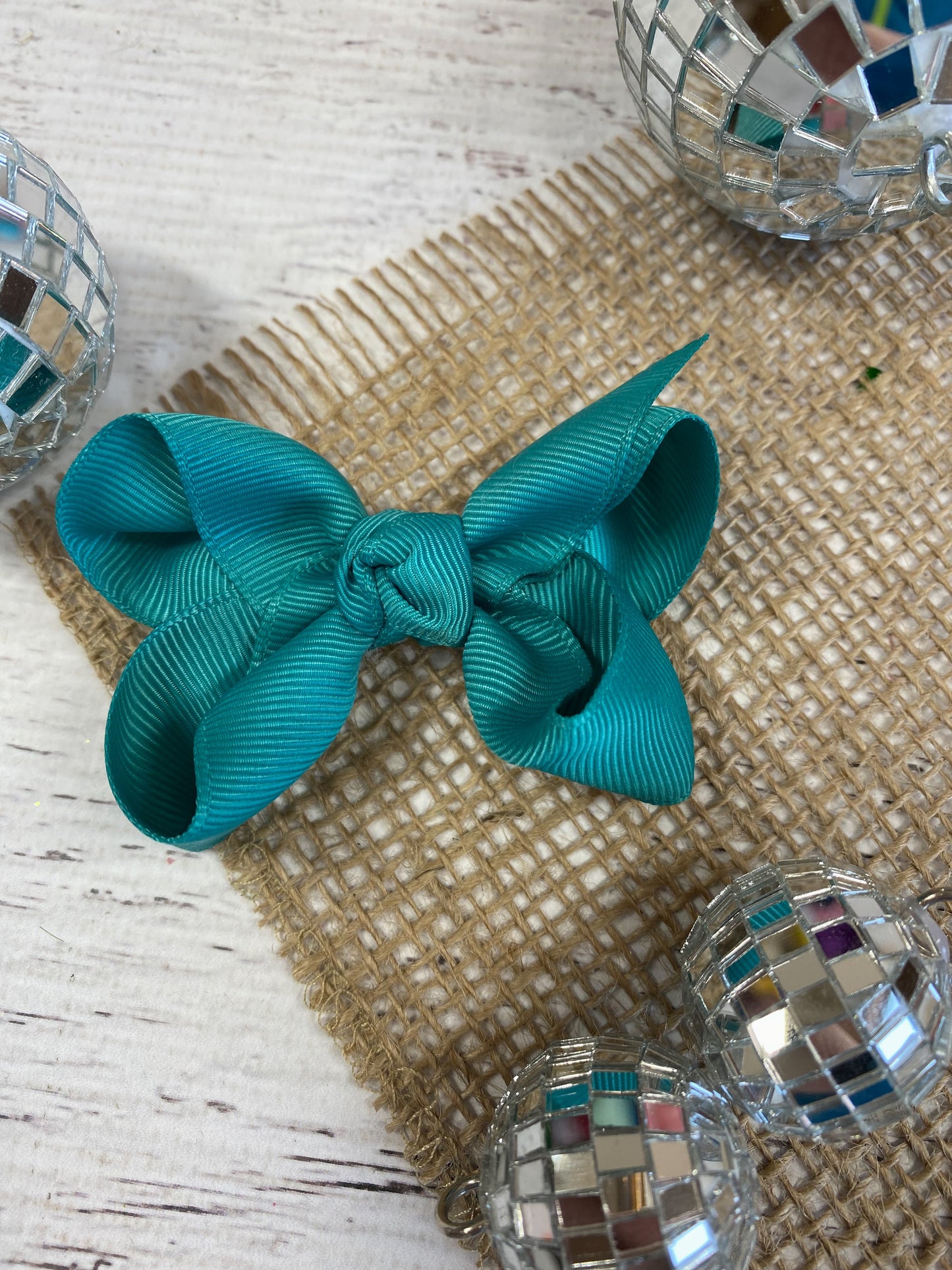 Teal Original Grosgrain Hair Bow