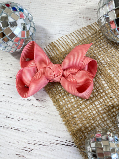 Dusty Rose Original Grosgrain Hair Bow