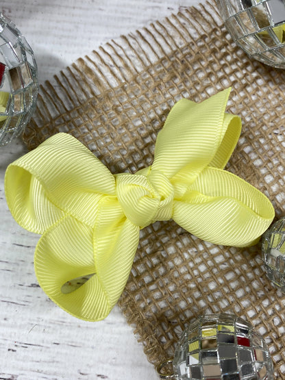 Light Yellow Original Grosgrain Hair Bow