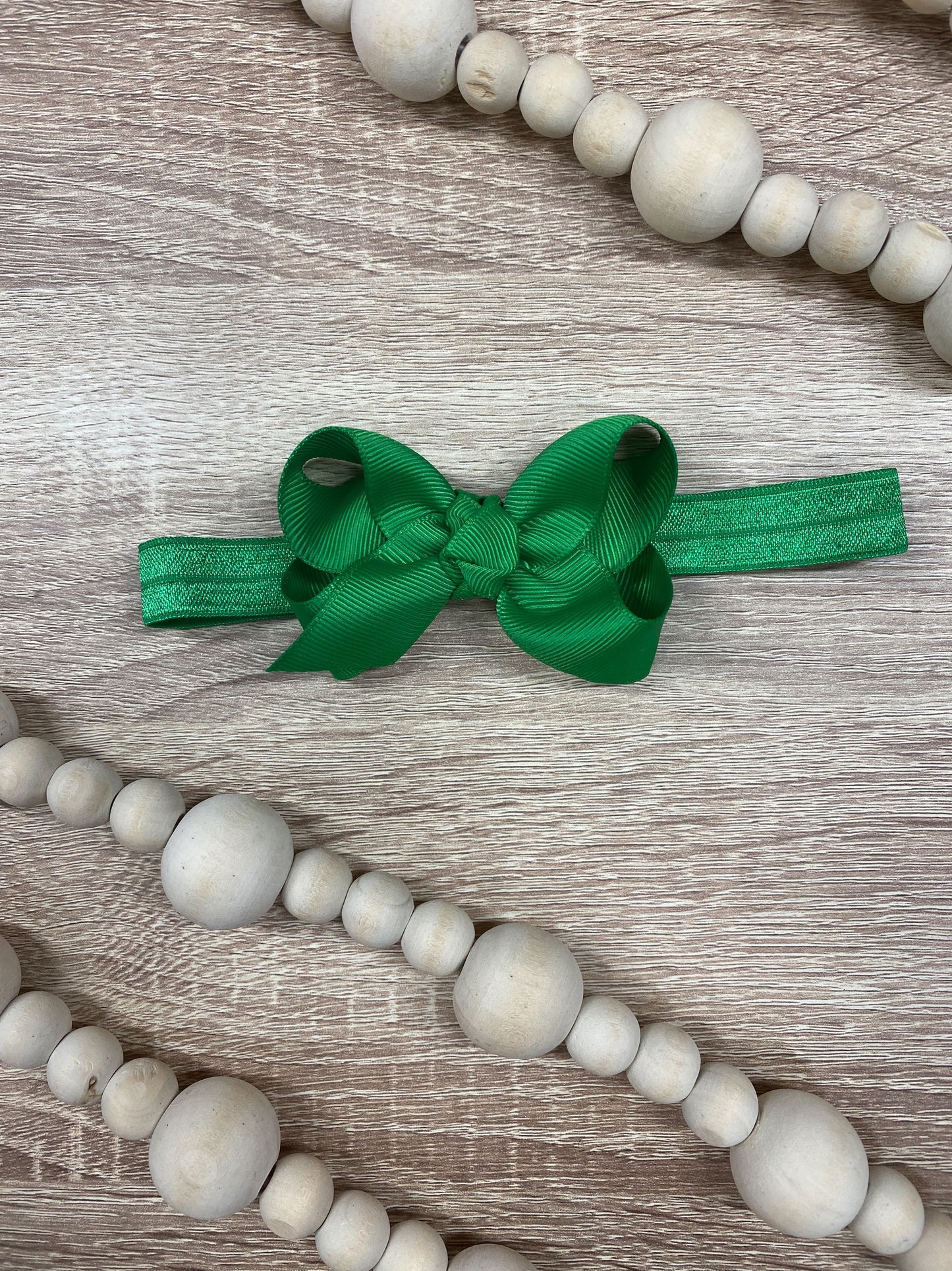 Emerald Original Grosgrain Hair Bow Headband