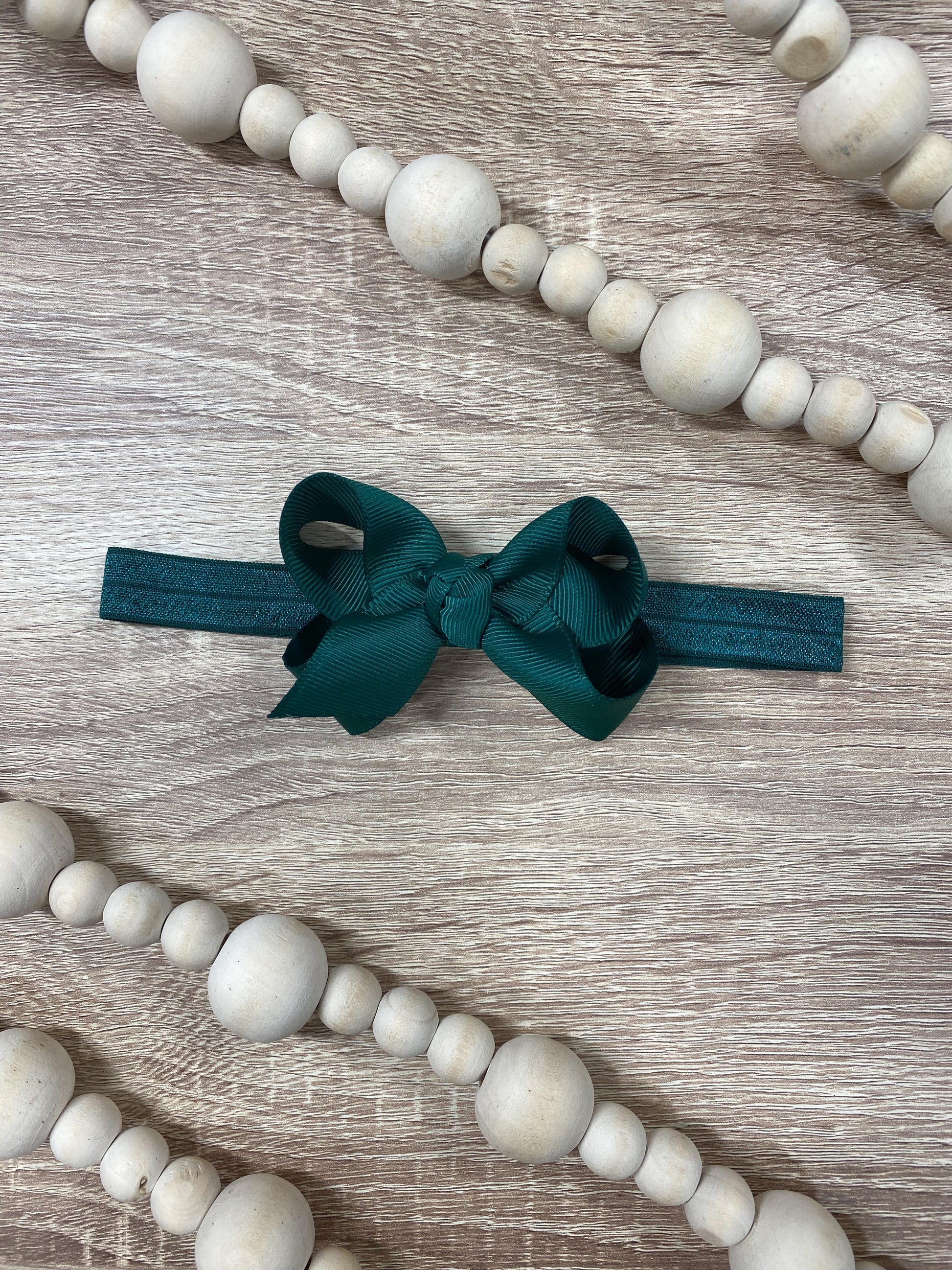 Hunter Green Original Grosgrain Hair Bow Headband