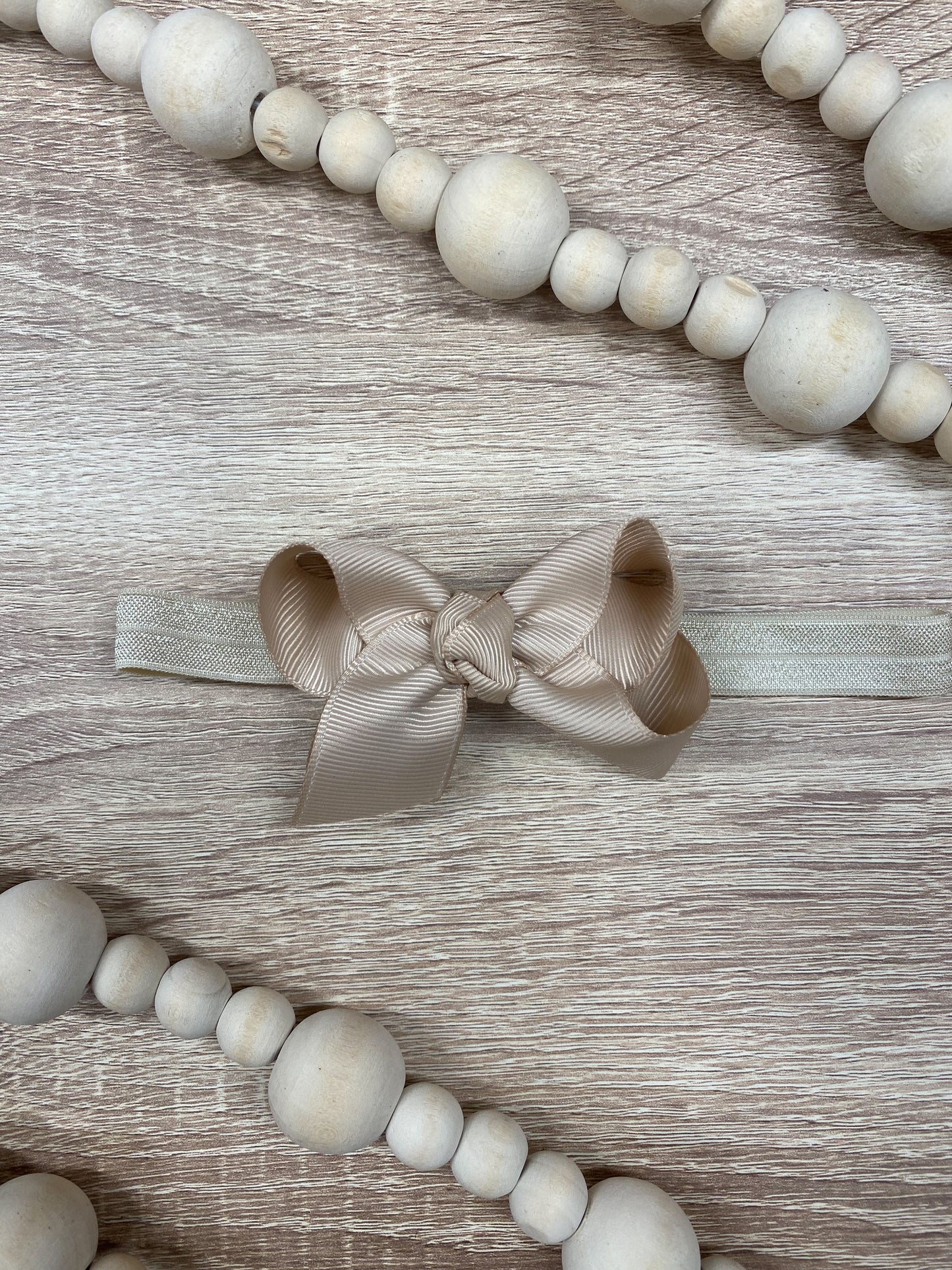 Oatmeal Original Grosgrain Hair Bow Headband