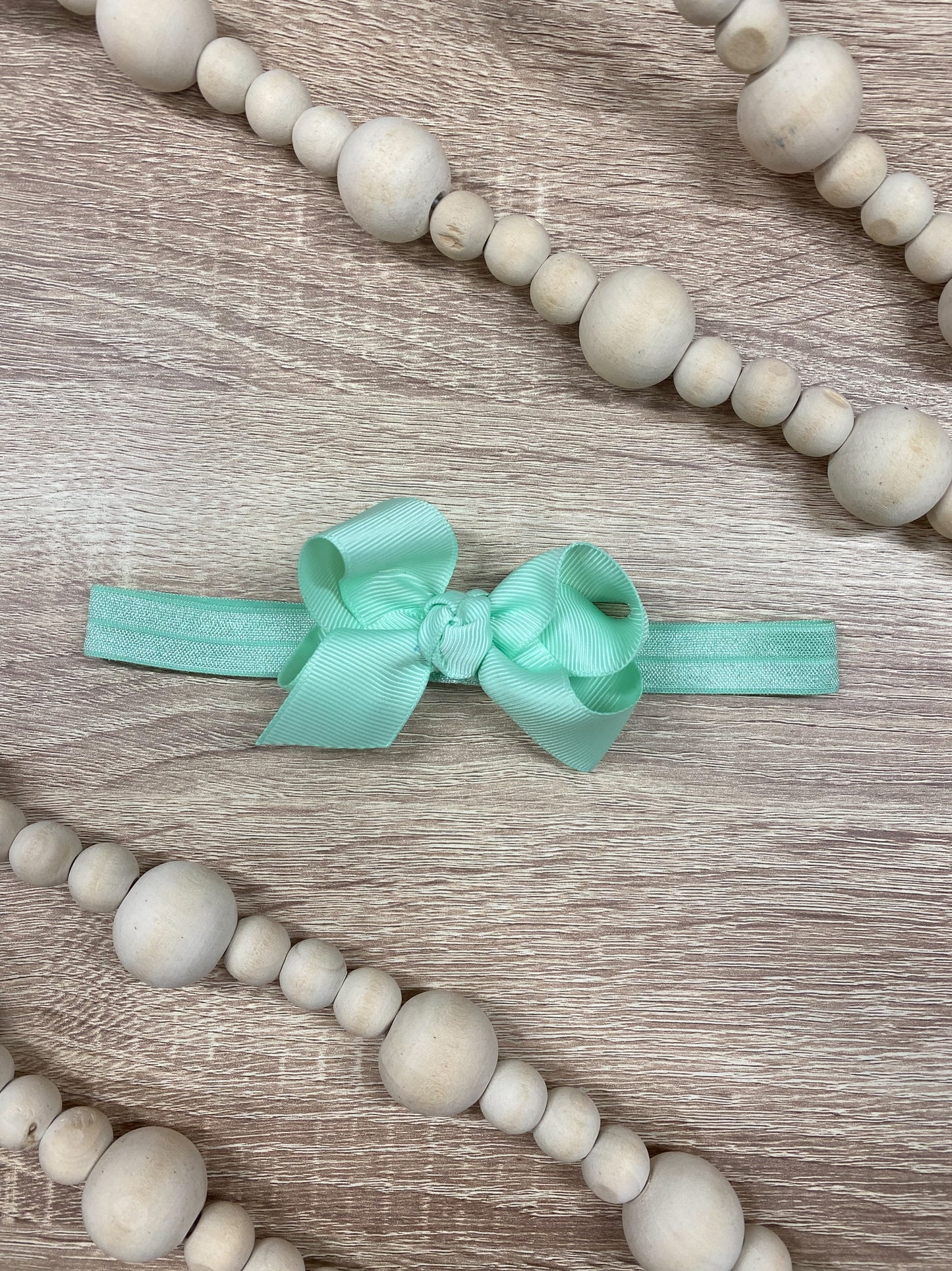 Mint Original Grosgrain Hair Bow Headband