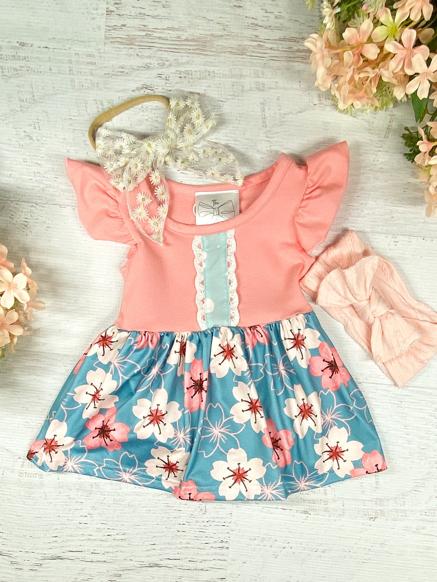 Blush Floral Infant Romper