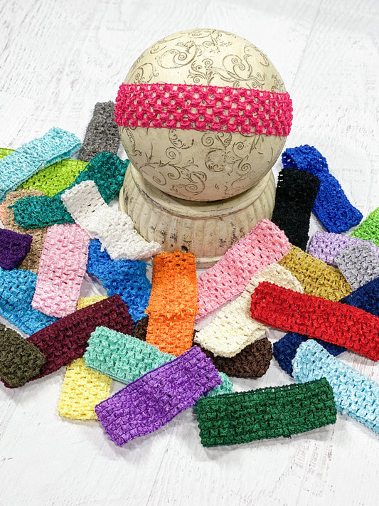 1.5" crochet headbands