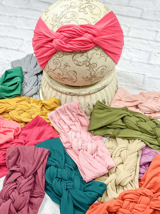 Sailor knot headbands in several colors