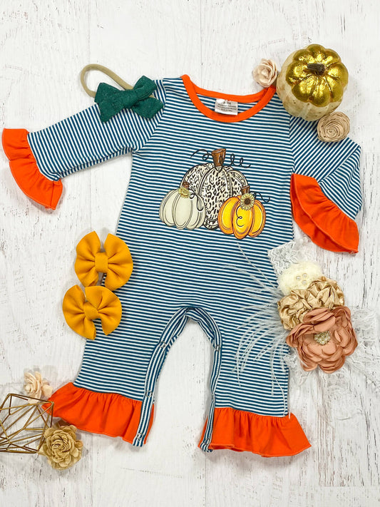 infant striped romper