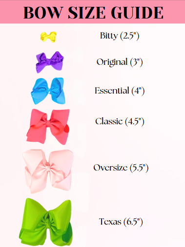 Classic Scalloped Bows - Alligator Clip - 4.5"