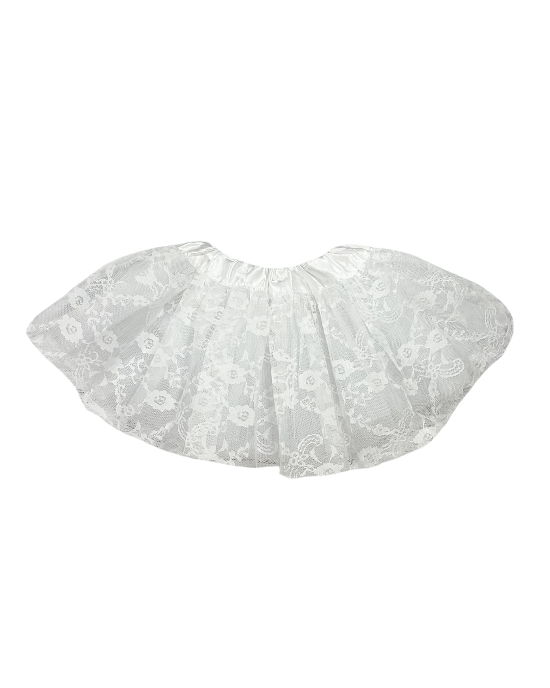 Baby lace tutu in white