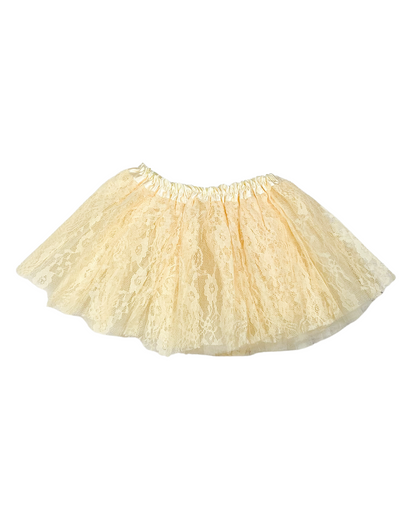 Baby lace tutu in ivory