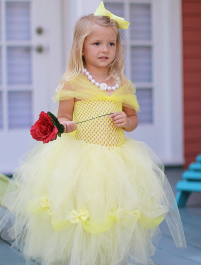 Unlined 8" Tutu top shown using to make a DIY Princess Tutu Dress on model