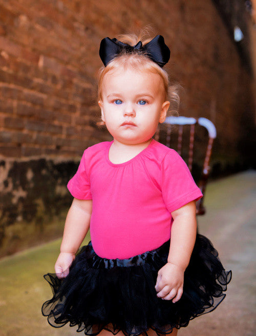 Baby Ballerina Tutus for babies & toddlers up to 2t - shown in black