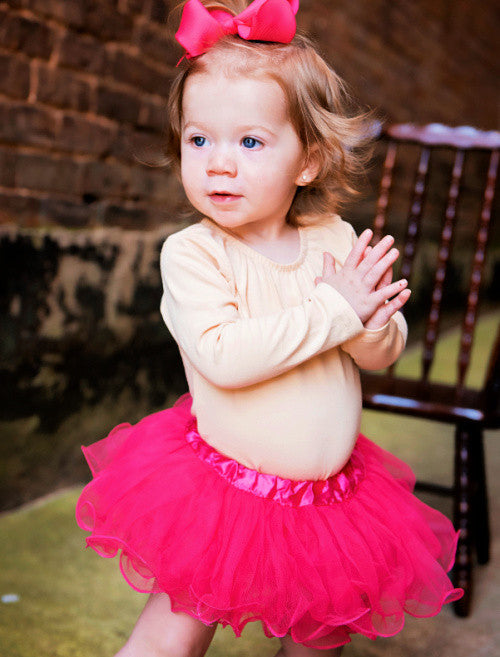 Baby Ballerina Tutus for babies & toddlers up to 2t in hot pink