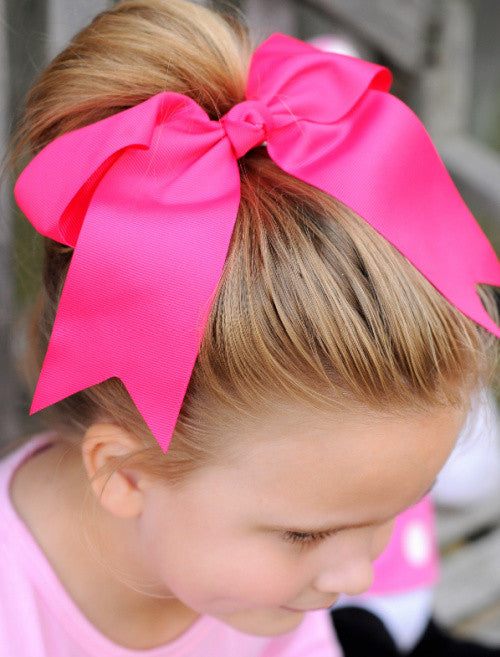 Hot pink Cheer Bow