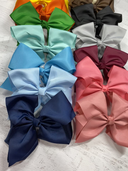 Video of Texas Size Big Hair Bows with French Clip